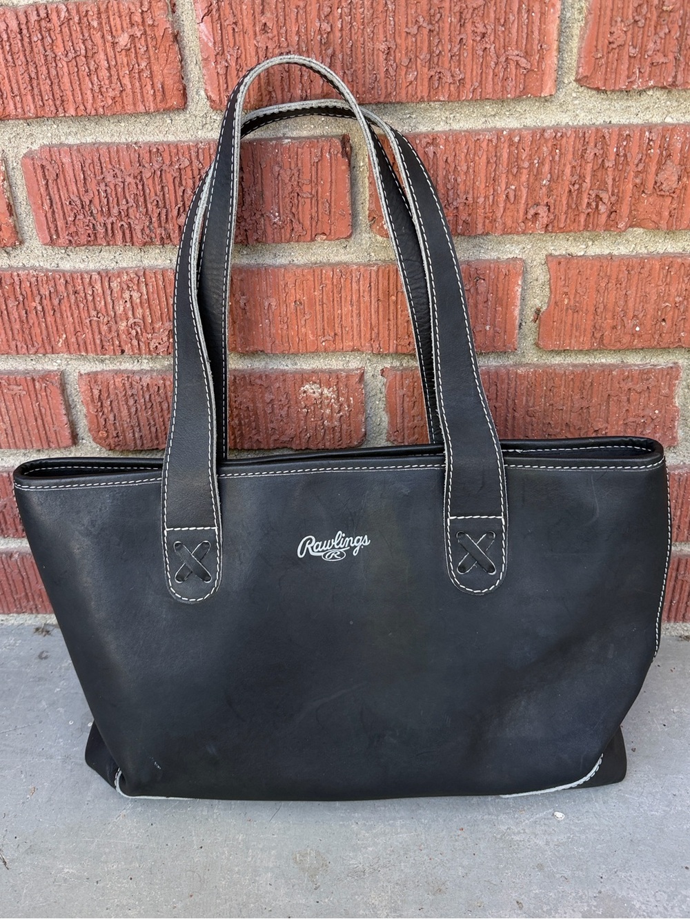 Rare Rawlings Leather Tote